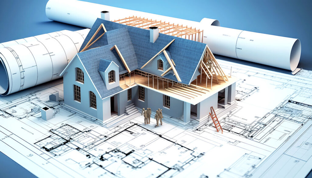 3d house blueprint design